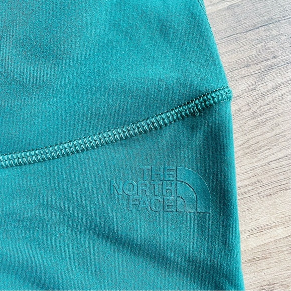 North Face Teal Chevron Athletic Leggings Small - Picture 3 of 10